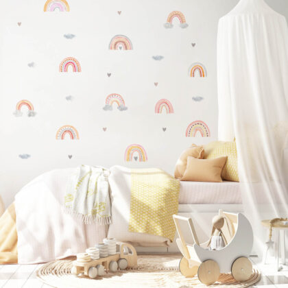 Kids Room Wall Decals – Rainbow Sky
