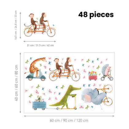 Kids Wall Stickers – Riding Together