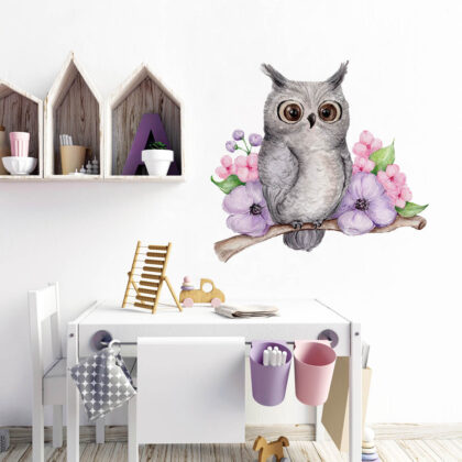 Kids Room Wall Decals – Romantic Owl