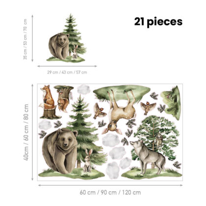 Children’s Wall Stickers – Secret Life of the Forest | HIA Workshop®