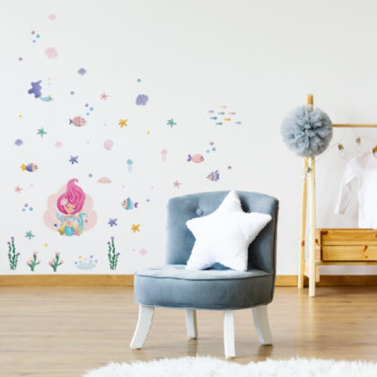 Children’s Wall Stickers – Siren In Bloom
