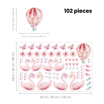 Wall Stickers UAE – Swans Lake