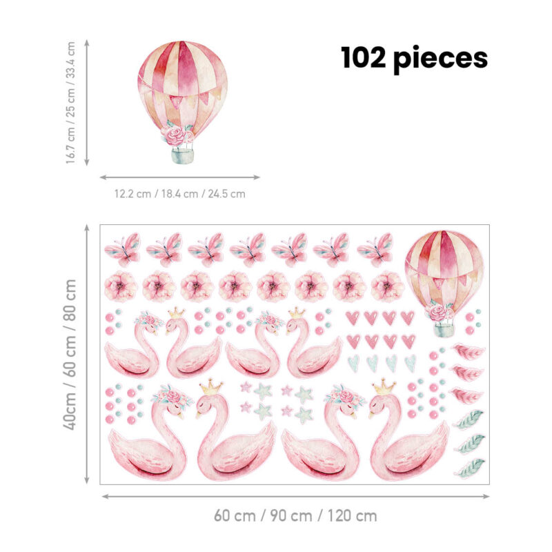 Wall Stickers UAE – Swans Lake - Image 2