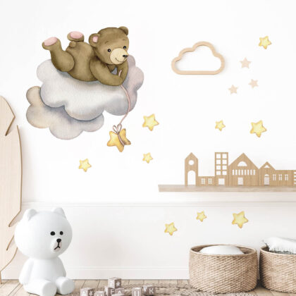 Kids Wall Stickers – Teddy’s Cloud Adventure | HIA Workshop®