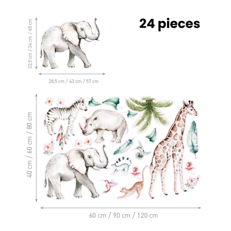 Kids Room Wall Decals – Teen Jungle - Image 2