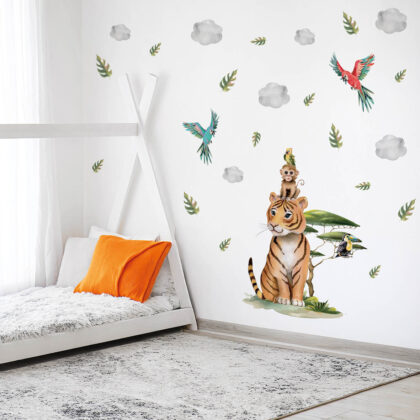 Kids Wall Stickers – Tiger’s Safari Adventure | HIA Workshop®