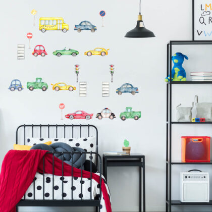Kids Room Wall Decals – Traffic Jam