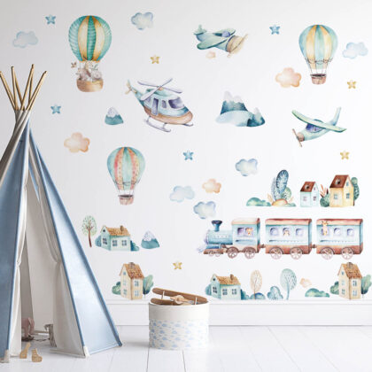 Wall Stickers for Kids Room – Traveling Light