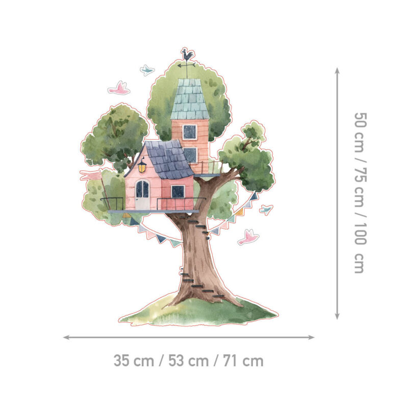 Kids Wall Stickers – Tree House - Image 2