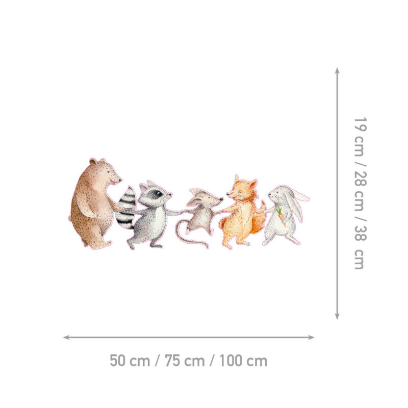 Children’s Wall Stickers – True Friends - Image 2