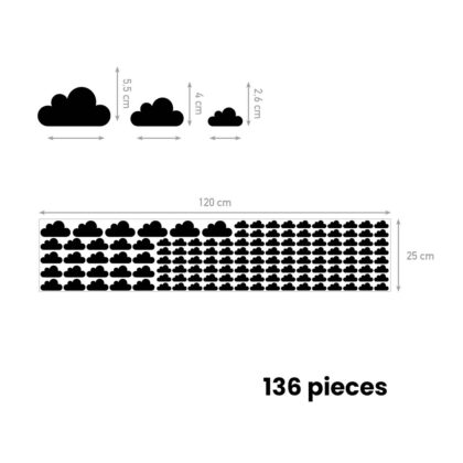 Wall Decals Home Decor – Various Clouds