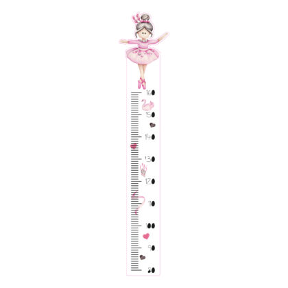 Wall Height Chart Sticker – Ballet Dancer
