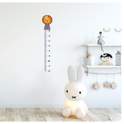 Wall Height Chart Sticker – Lion
