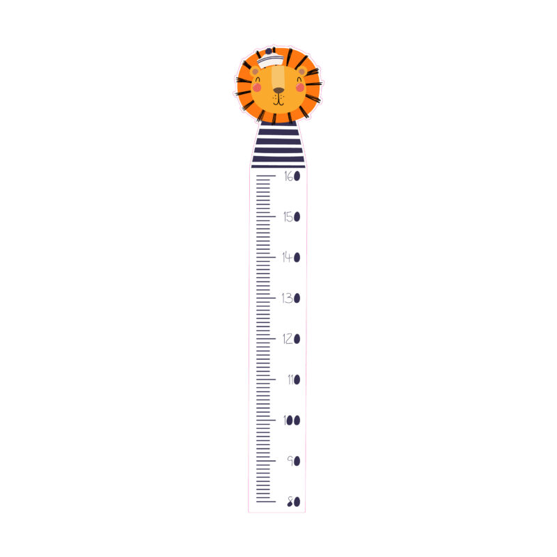 wall-height-chart-sticker-lion-sticky-gecko