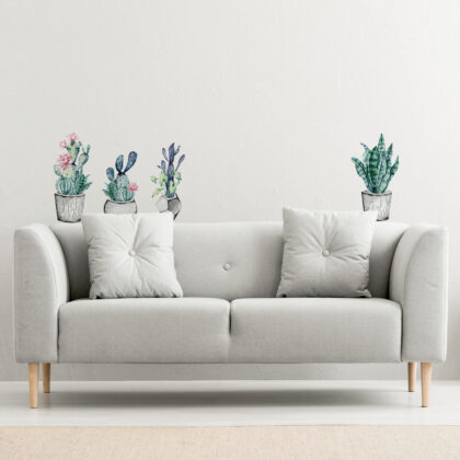 Nature Wall Decal – Large Cactus