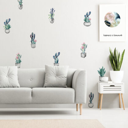 Nature Wall Decal – Medium Cactus