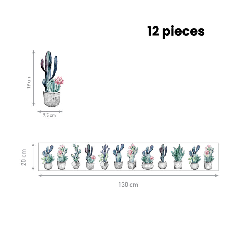 Nature Wall Decal – Medium Cactus - Image 2