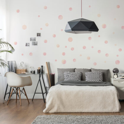 Wall Decals Home Decor – Pink Watercolor