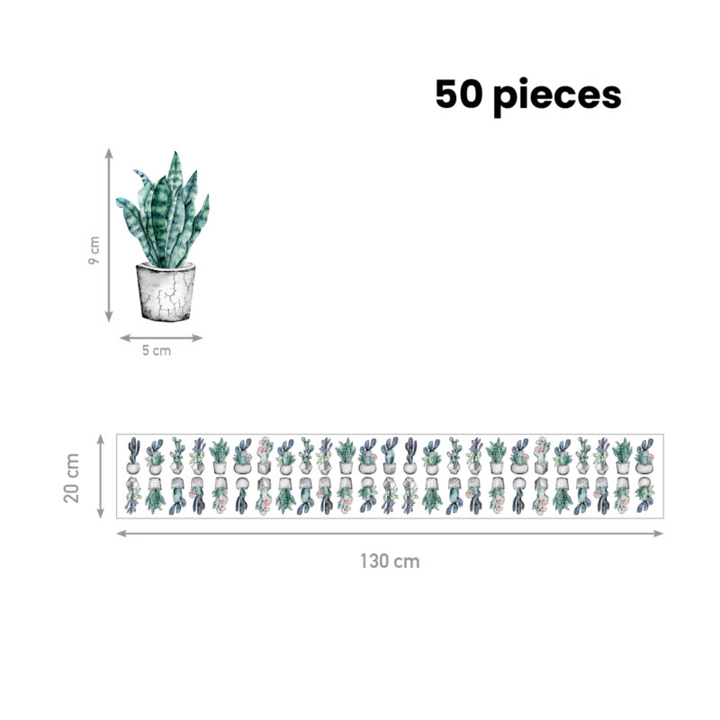 Nature Wall Decal – Small Cactus - Image 2