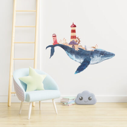 Wall Stickers UAE – Deep Sea Whale