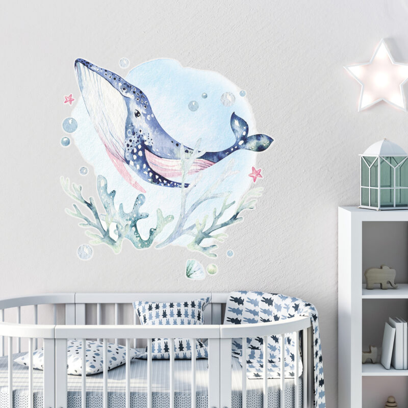 Wall Stickers UAE – Happy Whale
