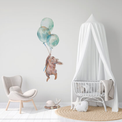 Children’s Wall Stickers – Rabbit Balloons