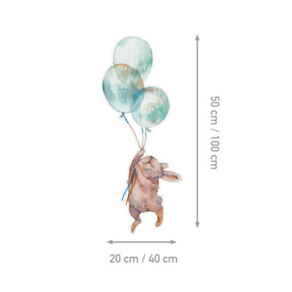 Children’s Wall Stickers – Rabbit Balloons