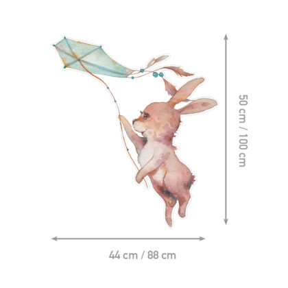 Kids Room Wall Decals – Rabbit Kite