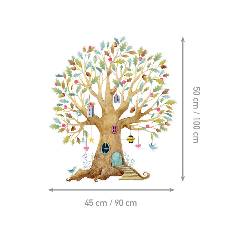 Wall Stickers for Kids Room – Village Tree - Image 2
