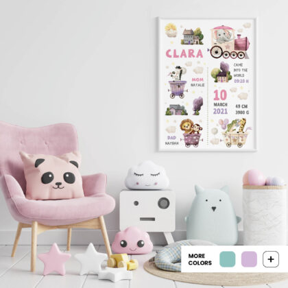 Personalised Carnival Train Poster Spring UAE – Spring Carnival Train | HIA Workshop®