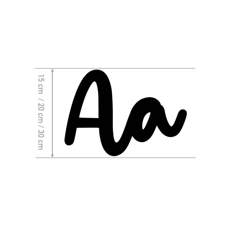 Hannah Alphabet - Small - First Letter Height 15 cm - Image 2