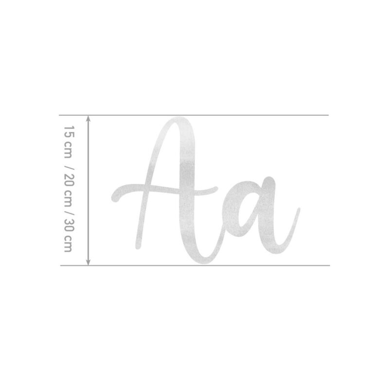 Isabella Watercolor Alphabet - Small - First Letter Hight 15 cm - Image 2