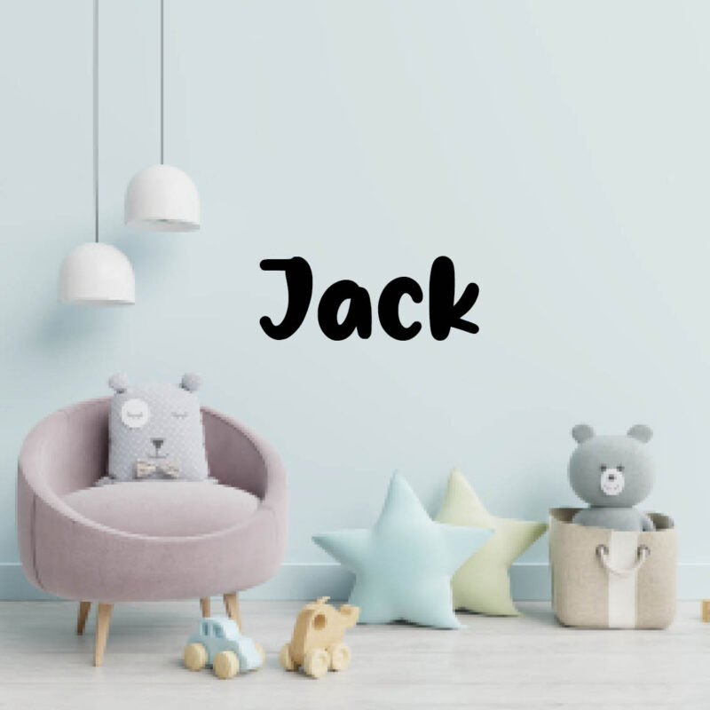 Jack Alphabet - Medium - First Letter Height 20 cm