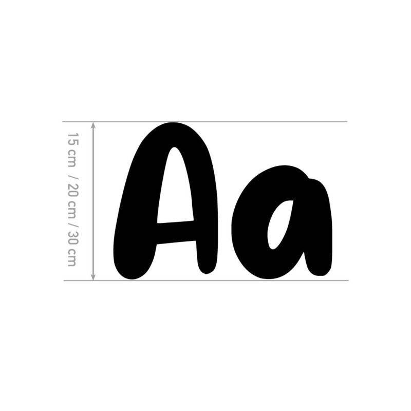 Jack Alphabet - Medium - First Letter Height 20 cm - Image 2