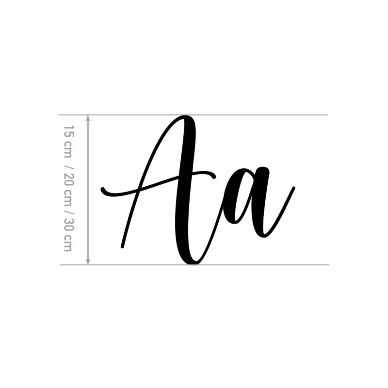 Natalie Alphabet - Large - First Letter Height 30 cm - Image 2
