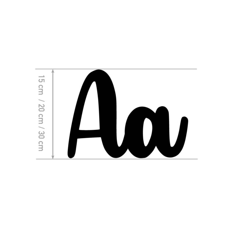 Sophia Alphabet - Medium - First Letter Height 20 cm - Image 2
