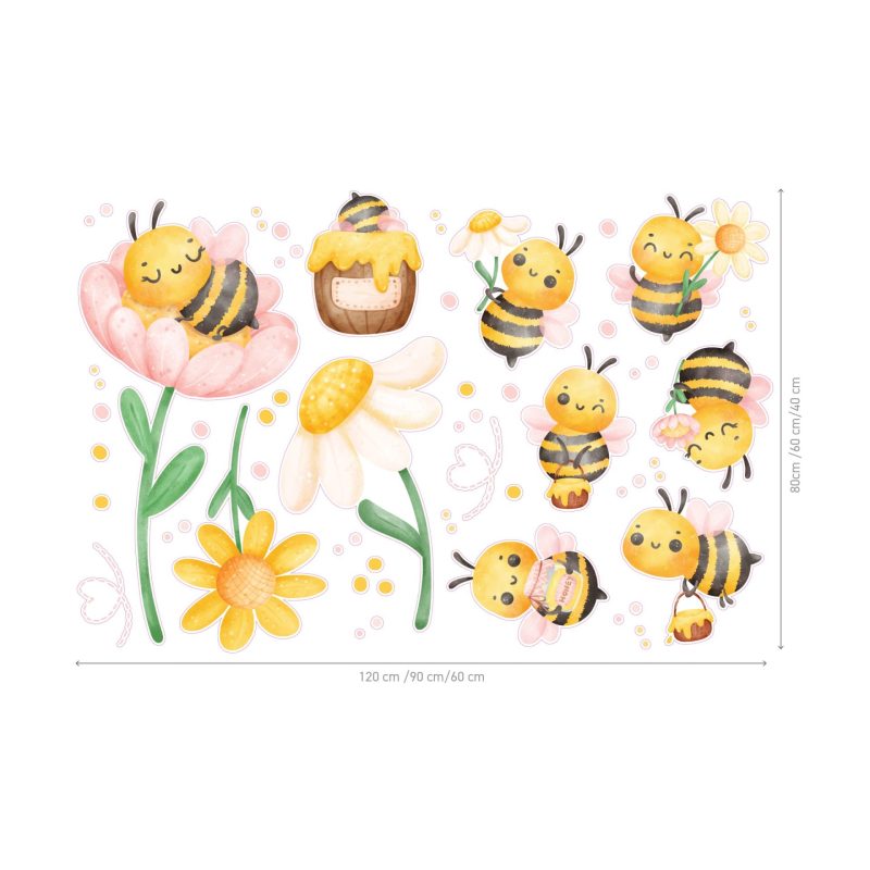 Wall Stickers UAE – Bees & Buzz - Image 2