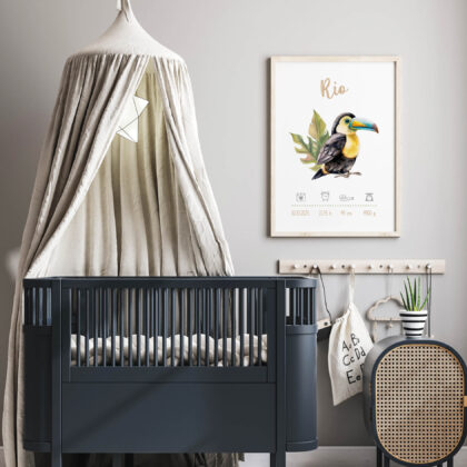 Personalised Safari Poster Toucan UAE – Toucan Safari Adventure | HIA Workshop®