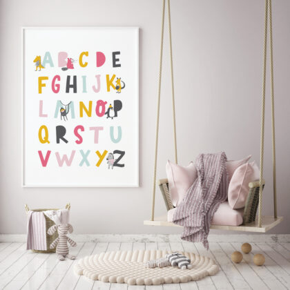 Poster for children's room | Gentle Letters