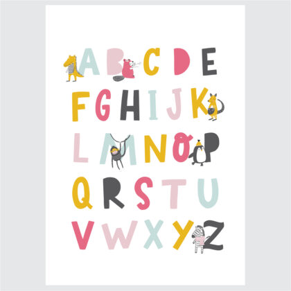 Poster for children's room | Gentle Letters