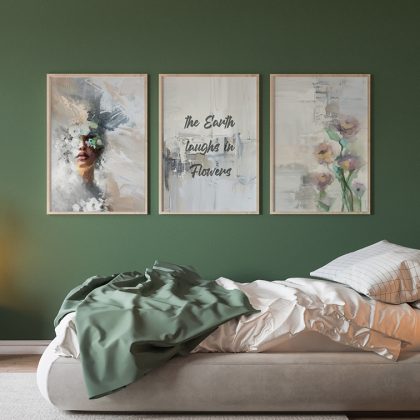 Floral Poster Set UAE – Blooming Muse