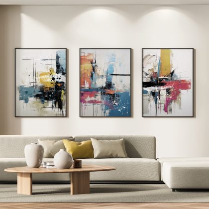 Abstract Poster Set UAE – Energetic Harmony