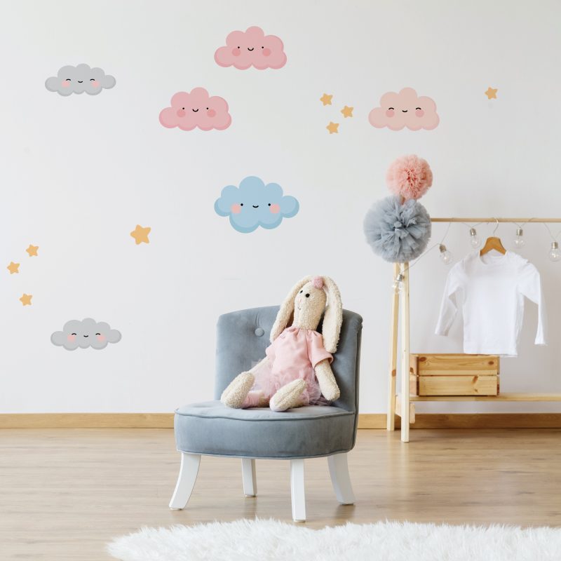 Wall Stickers UAE – Clouds Family