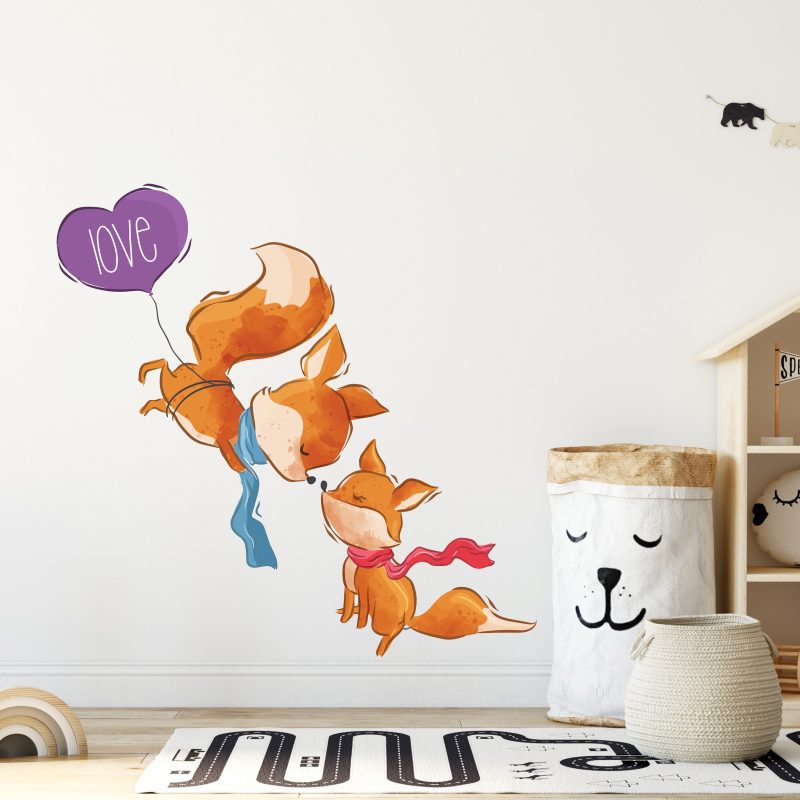 Kids Wall Stickers – Foxy Kiss