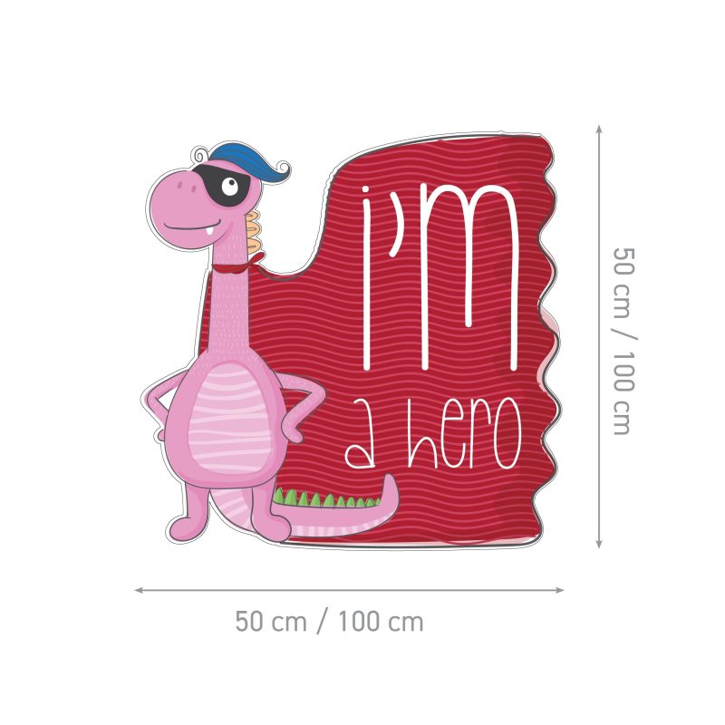 Kids Room Wall Decals – I’m a Hero - Image 2