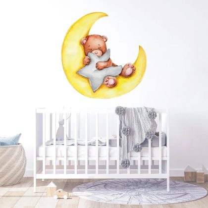 Kids Wall Stickers – Napping on the Moon