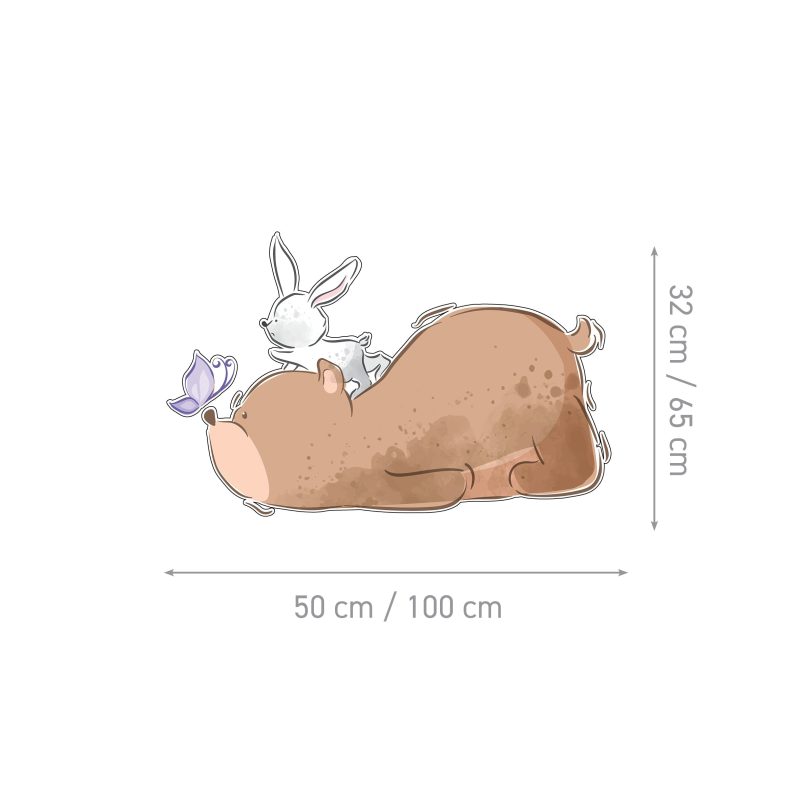 Kids Wall Stickers – Sniffing Friendship - Image 2