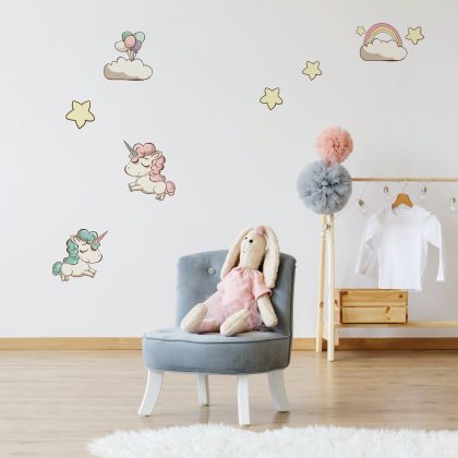 Wall Stickers for Kids Room – Unicorn Couple