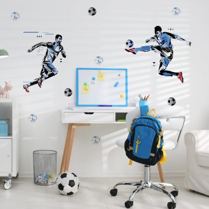 Kids Room Wall Decals – Football Swiftness
