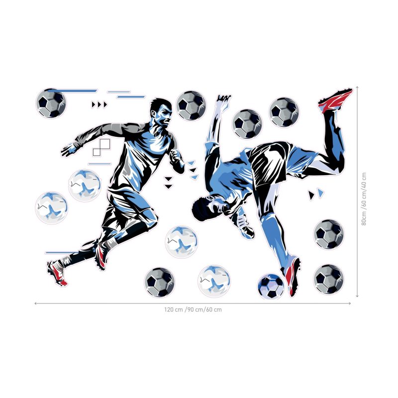 Kids Room Wall Decals – Football Swiftness - Image 2